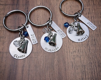 Llavero de animadora - Regalos de animadora - Regalo de equipo de animadoras - Regalos de animadoras mayores - Regalos de equipo de animadoras al por mayor