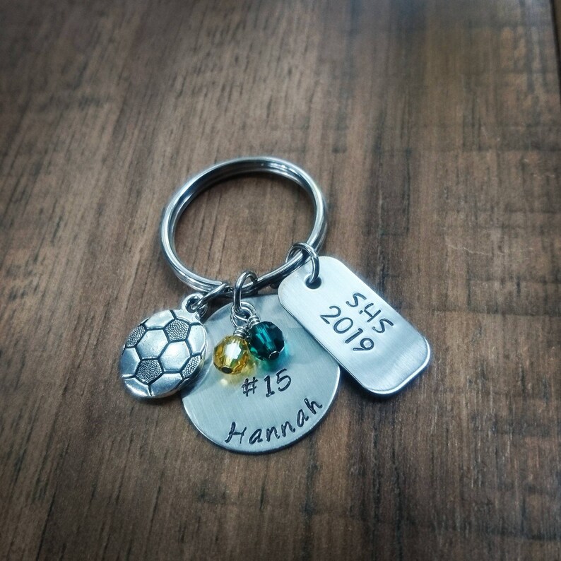 Soccer Keychain Soccer Gifts Soccer Gift Soccer Team Etsy