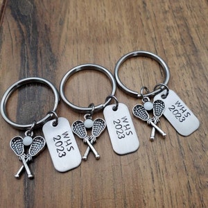 Lacrosse Senior Gifts - LAX Gift - Lacrosse Keychain - Lacrosse Senior Night Gift