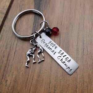 Wrestling Senior Gifts, Wrestling Keychain, Personalized Wrestling Team Gift, Senior Gifts