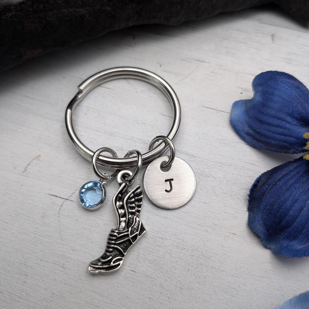 Track Keychains Personalized Track Keychain, Bag Charm, XC Cross Country Runner Gift - Etsy