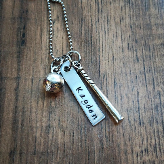 etsy baseball necklace