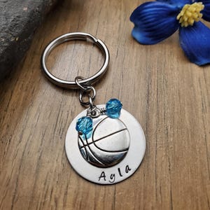 Basketball Keychain - Personalized Basketball Gifts - Team Gift - Senior Night