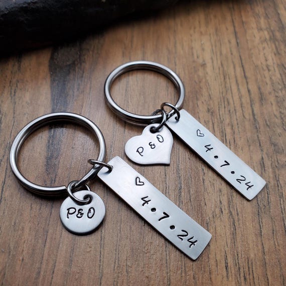 Anniversary keychain for boyfriend sale