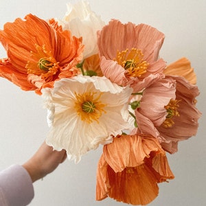 Icelandic poppies bouquets