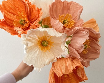 Icelandic poppies bouquets