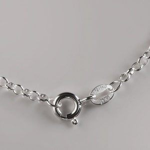 NEW 18 inch Italian sterling silver rolo chains, 2mm width, spring ring clasp