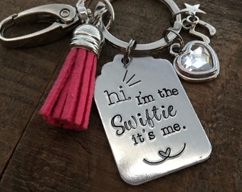 Swiftie Keychain, Eras Tour Gifts, Swiftie Gifts, Gifts for Swifties, Folklore, Midnights, Red, 1989, Timeless, Getaway Car, Karma