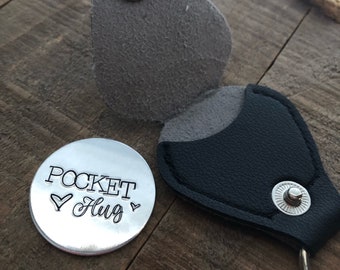 Pocket Hug Keychain, Gifts for Dad, Gifts for Papa, Father's Day Gifts, Cute gifts for dad, unique Father's Day Gifts, Pocket hug token