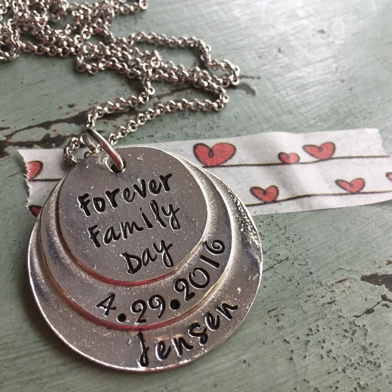 Adoption Necklace Adoption Gift Adoption Ornament Gotcha | Etsy