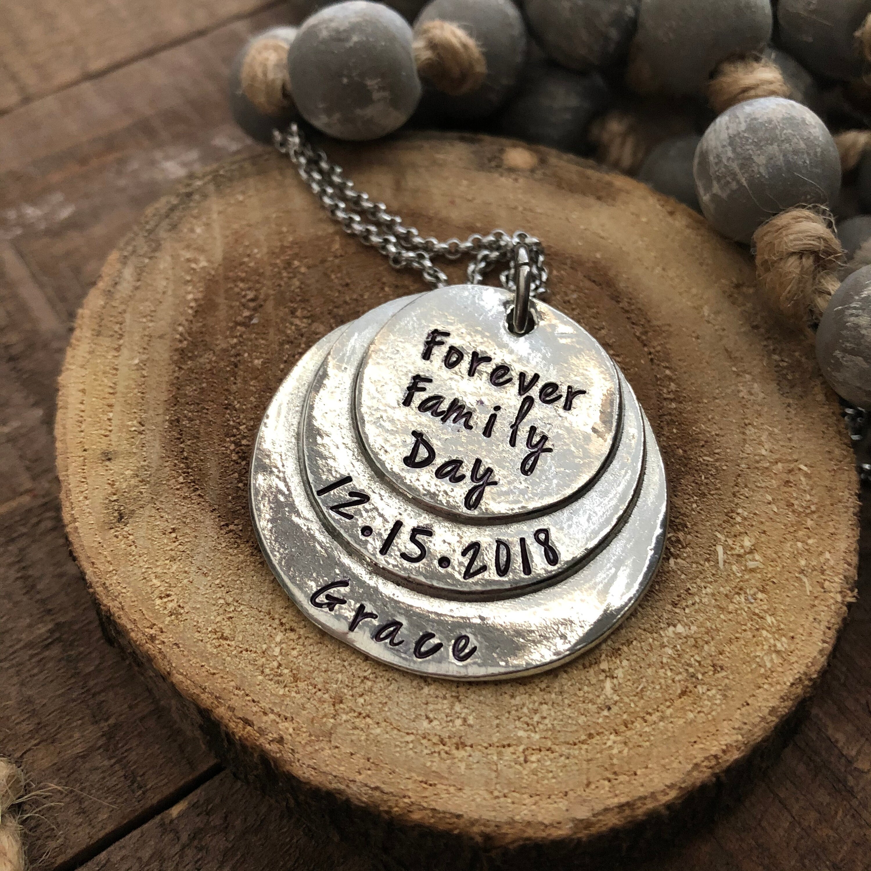 Adoption Necklace Adoption Gift Adoption Ornament Gotcha | Etsy