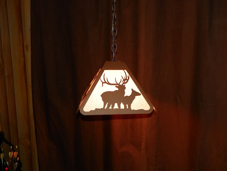 Laser Cut Steel 6pt BULL /& COW ELK ANYWHERE SCONCE PAIR Lamp cabin home decor