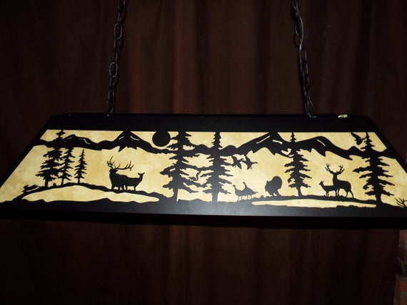 deer pool table light