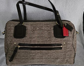 Coach Poppy Tartan Plaid Handbag Swingpack and Wristlet - Etsy