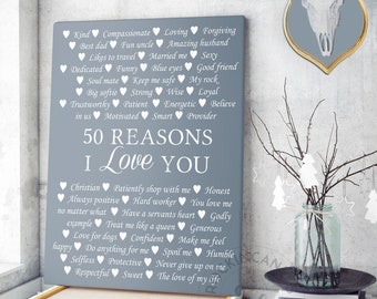50 Reasons Why We Love You Reasons You Are Loved 50th - Etsy 50 Reasons Why We Love You Reasons You Are Loved 50th - Etsy