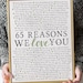 see more listings in the Reasons I Love You section