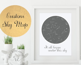 Custom Sky Map Sky Map Art Star - Il 340x270.1435855574 Nspg 