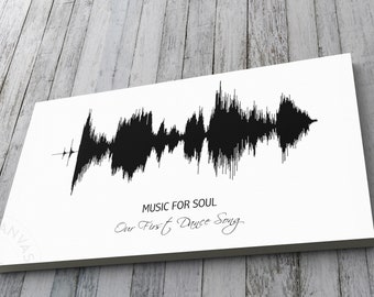 First Dance Lyrics Sound Wave, Custom Song Sound Wave, Wedding Song Canvas, Sound Wave Art Print, Wave Print,