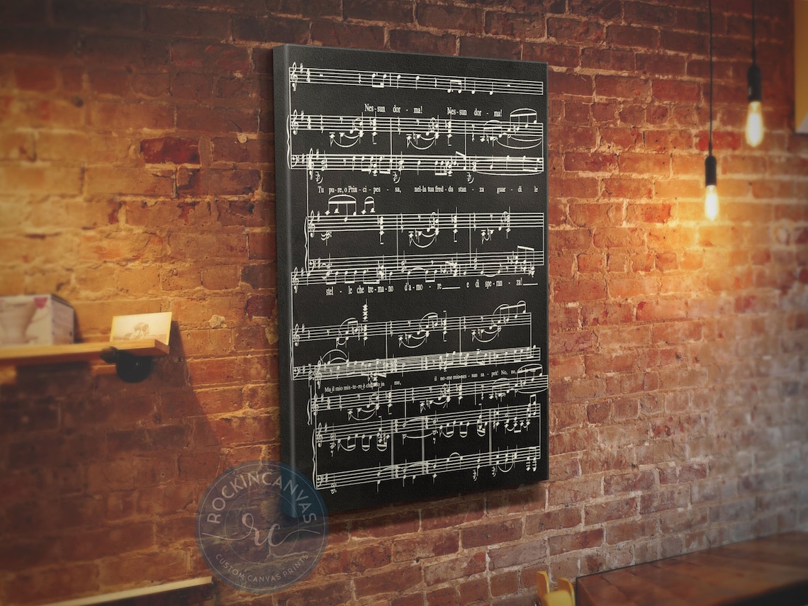 Sheet Music Wall Art Music Notes Framed Wedding Song Etsy