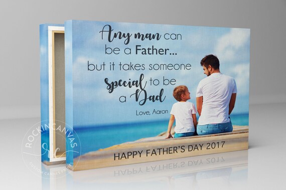 fathers day photo canvas