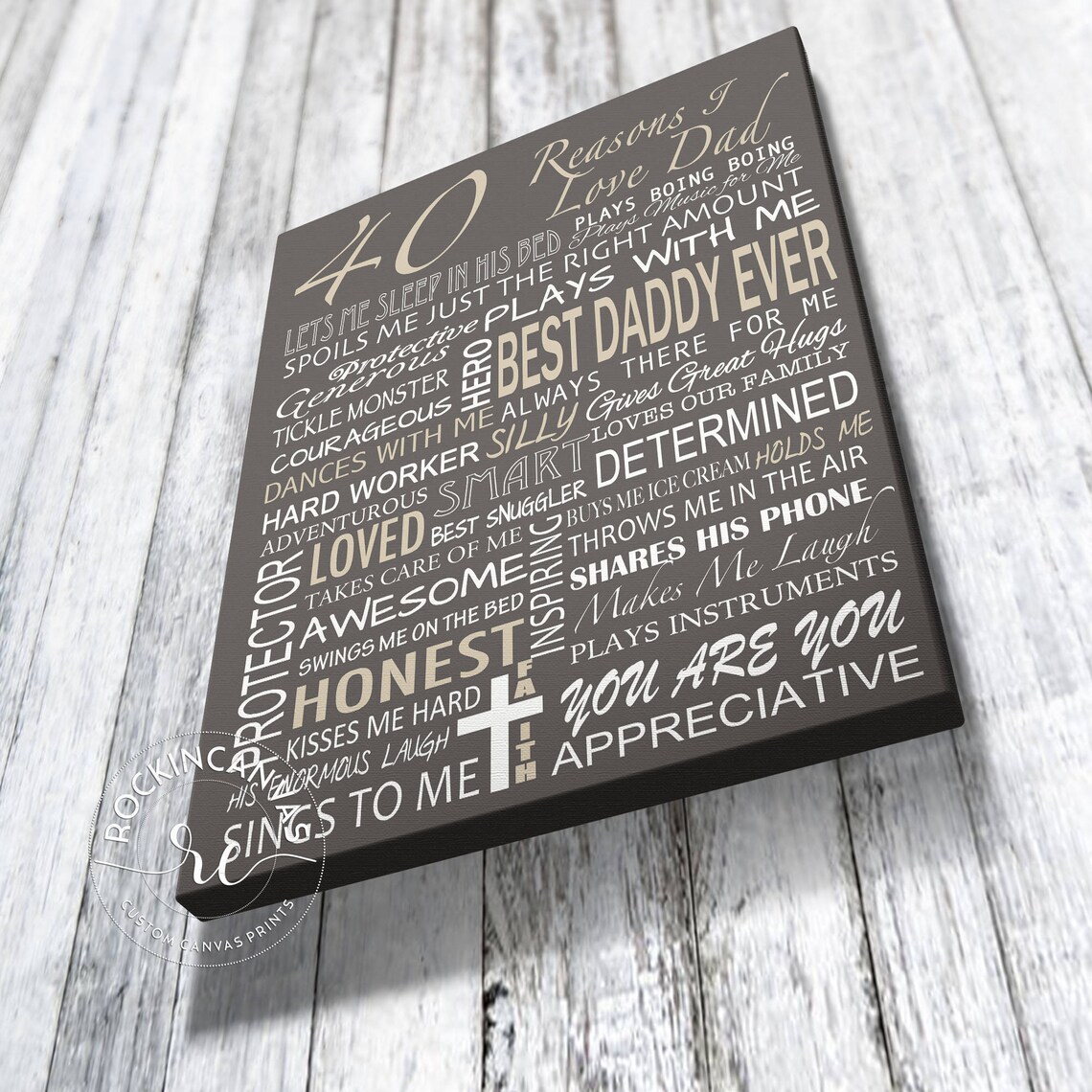Reasons I Love Dad Reasons I Love My Father Father's Day | Etsy