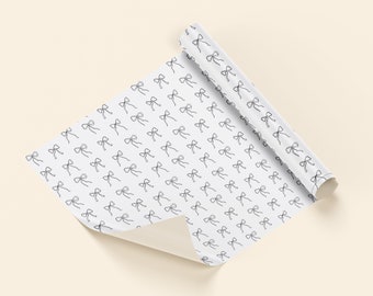 Black Coquette Bows | Wrapping Paper