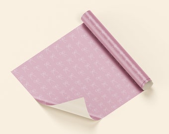White Coquette Bows | Wrapping Paper