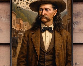 Old West Art Wild Bill Hickok Print Dead Mans Hand - Etsy Canada