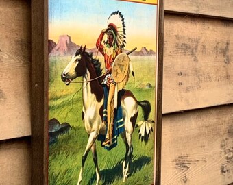 USA製 OLD WEST SIGNS サインボード THREE CHIEFS Kansas City Chiefs sign ,hand painted ,wooden ORIGINAL