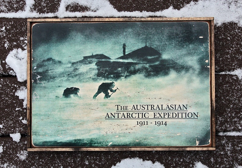 Vintage wooden sign 'Home of the Blizzard' image 1