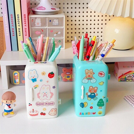 Kawaii Cute Pencil Pen Holder Pastel Pastel Decor Pencil Etsy UK