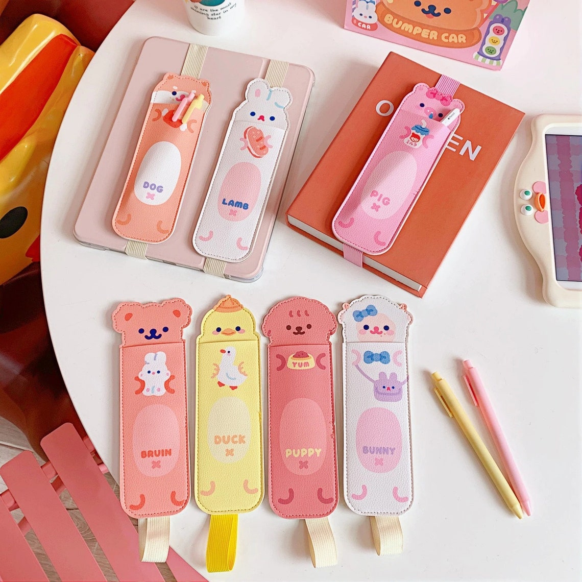 Kawaii Cute Pencil Pen Holder for iPad Tablet Apple Pencil Etsy