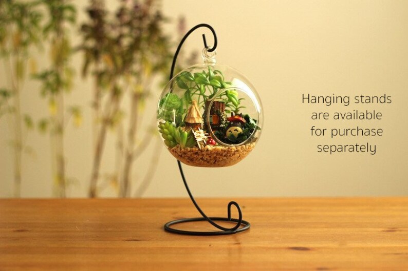 DIY Mini Forest Garden Terrarium Terrarium Glass Globe Mini Etsy