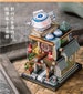 DIY 3D Miniature Model, Miniature Chinese Tea House Model, Paper Folding, Laser Cut Model, 3D Puzzle 