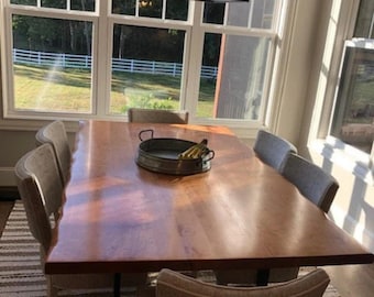 Cherry Live Edge Dining Table