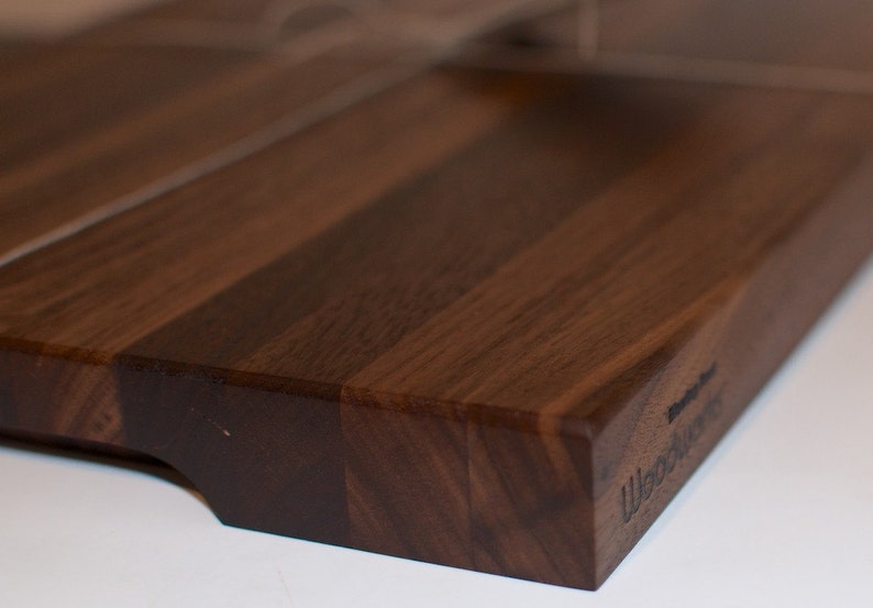 Holz Nussbaum Schneidebrett Nussbaum Rand Getreide Metzger | Etsy