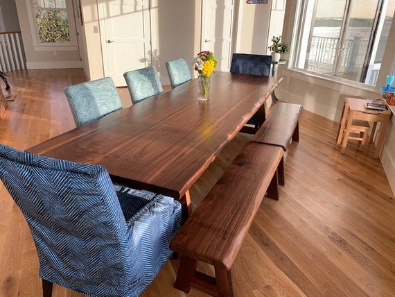 Black walnut sales dining room table