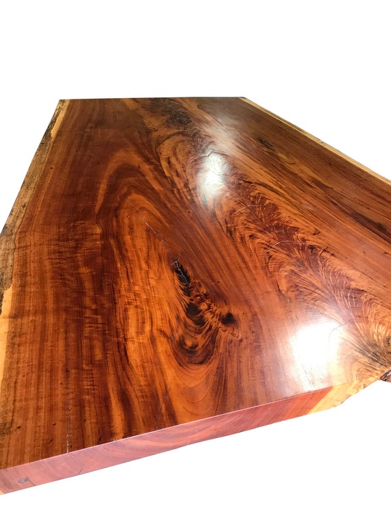 Live Edge Table Top Tiger Wood Live Edge Tiger Wood Dining Etsy