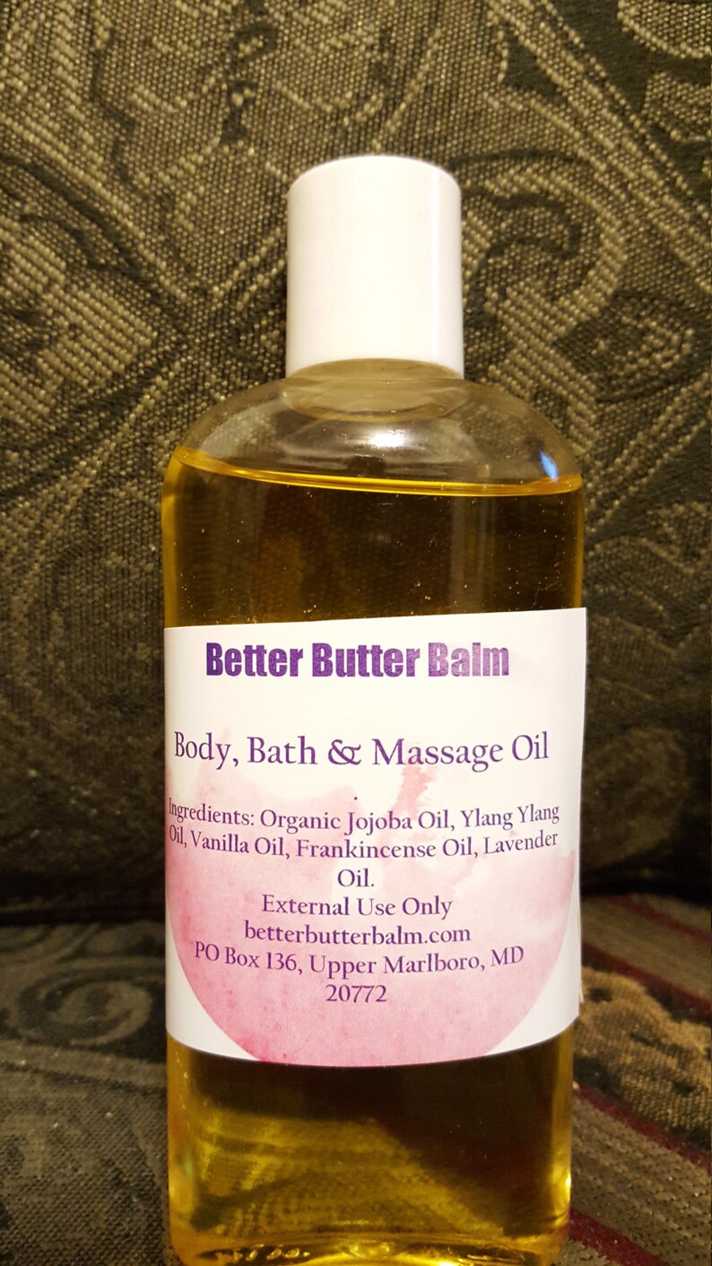 Better Butter Balm Body Bath & Massage Oil 4 fluid ounces ...