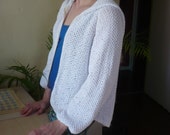 Hand Knitted Hoodie Women Ladies X-Small - Large-XL-XXL Cotton
