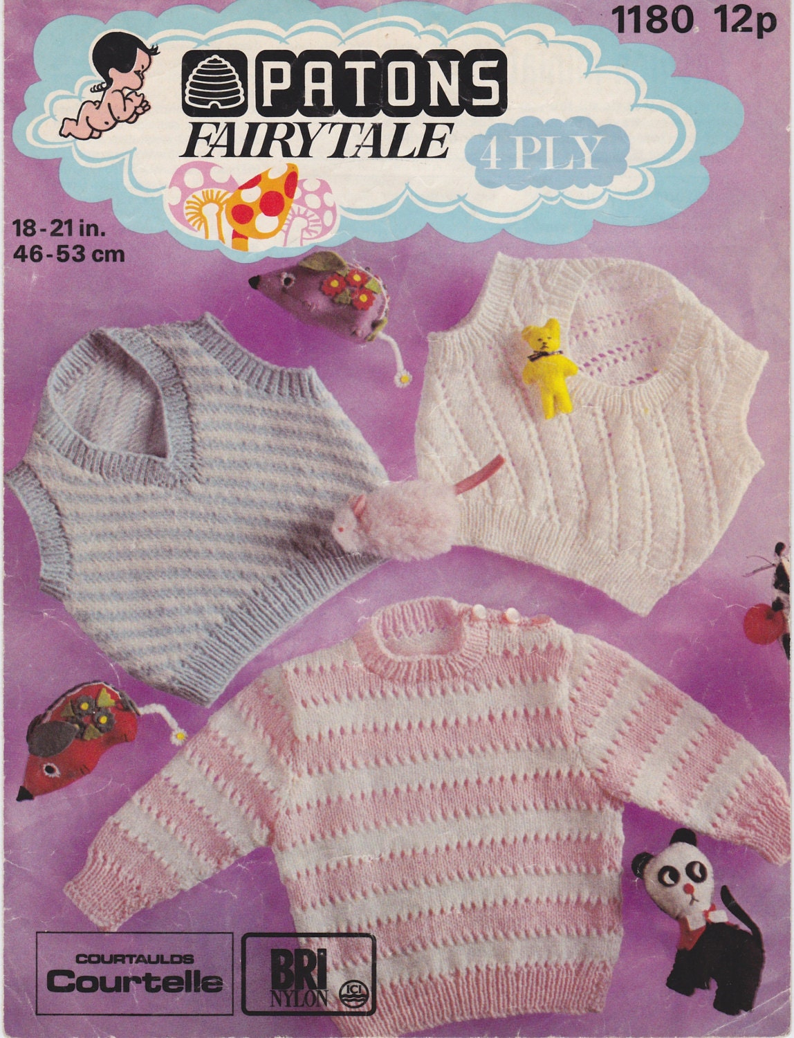 Baby Jumper Tank Top 4 Ply PDF Vintage Knitting Pattern Etsy