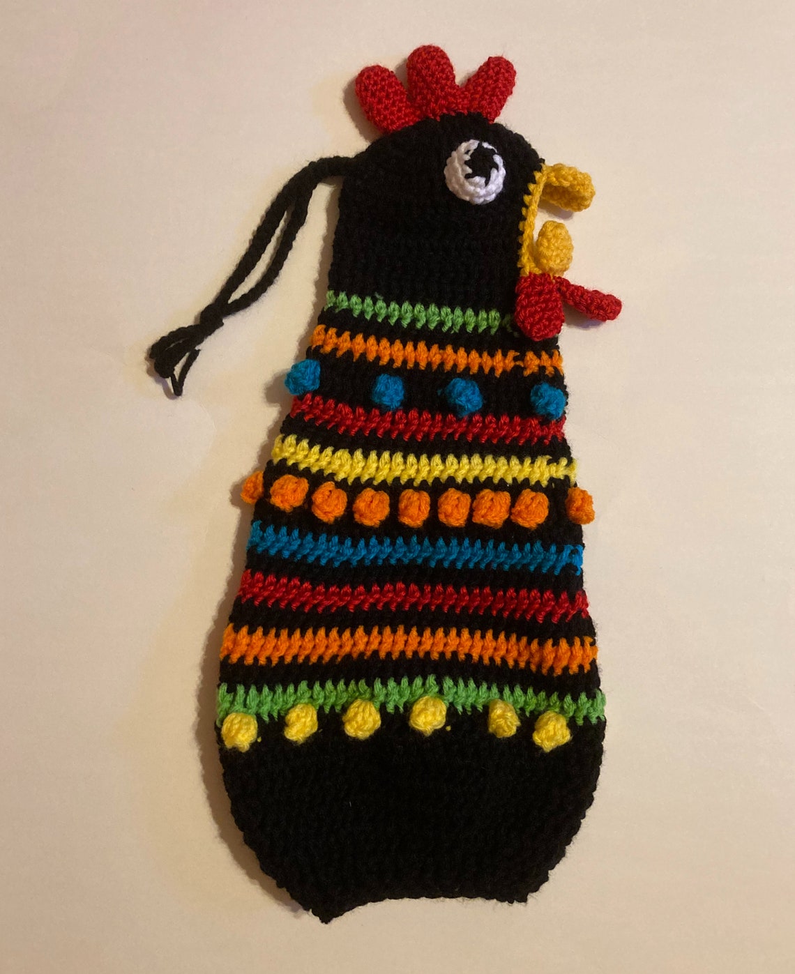 Crocheted Chicken Plastic Bag Holder/chicken Bag Keeper Etsy
