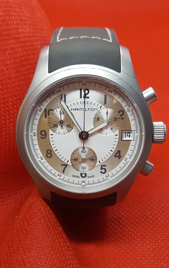 Hamilton Mens Compax Chronograph Watch - Vintage Q