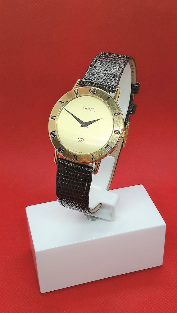 authentic vintage gucci watch