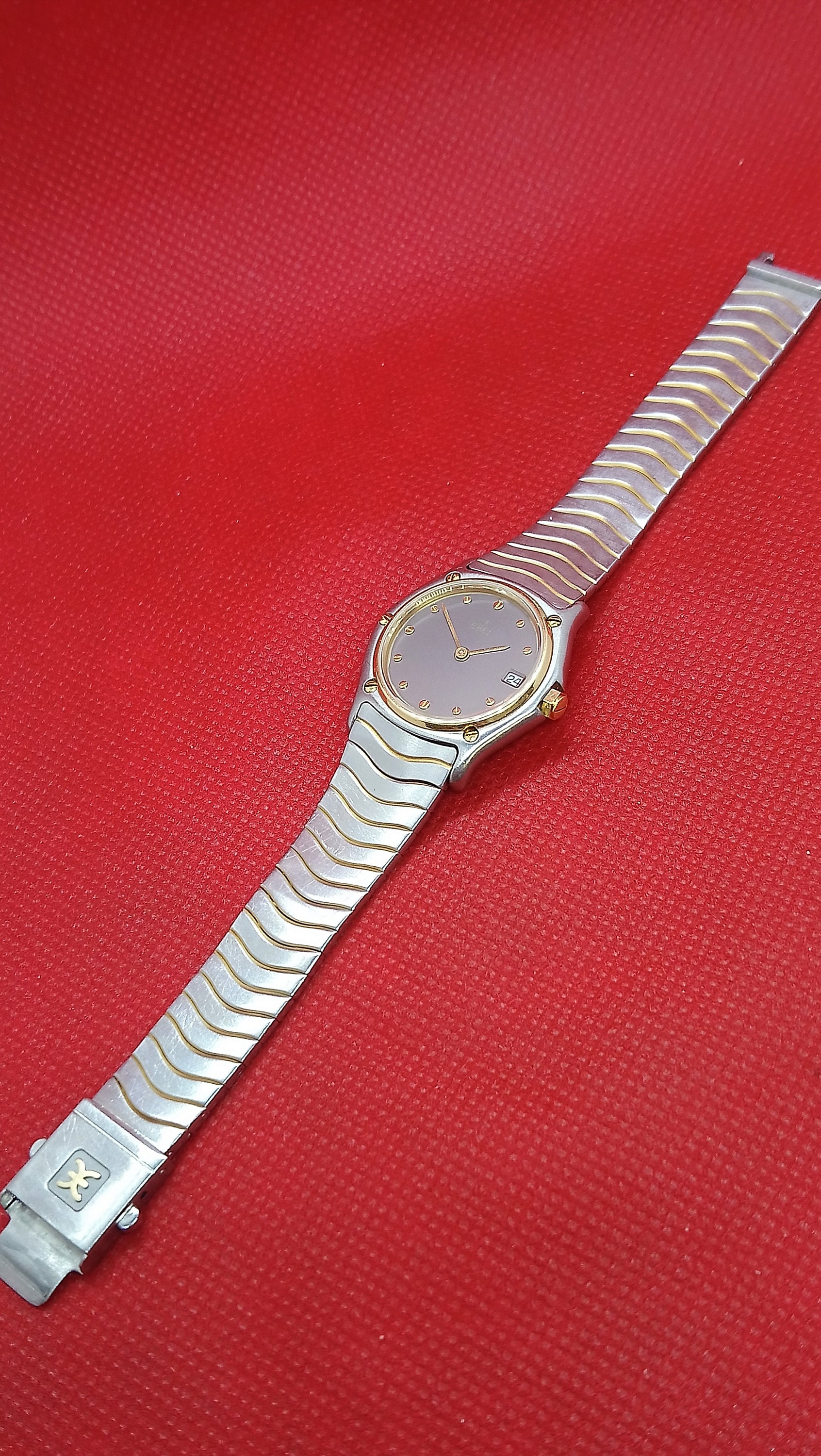 Ebel Watch/ladies Vintage Watch – 18K Gold Watch/stainless