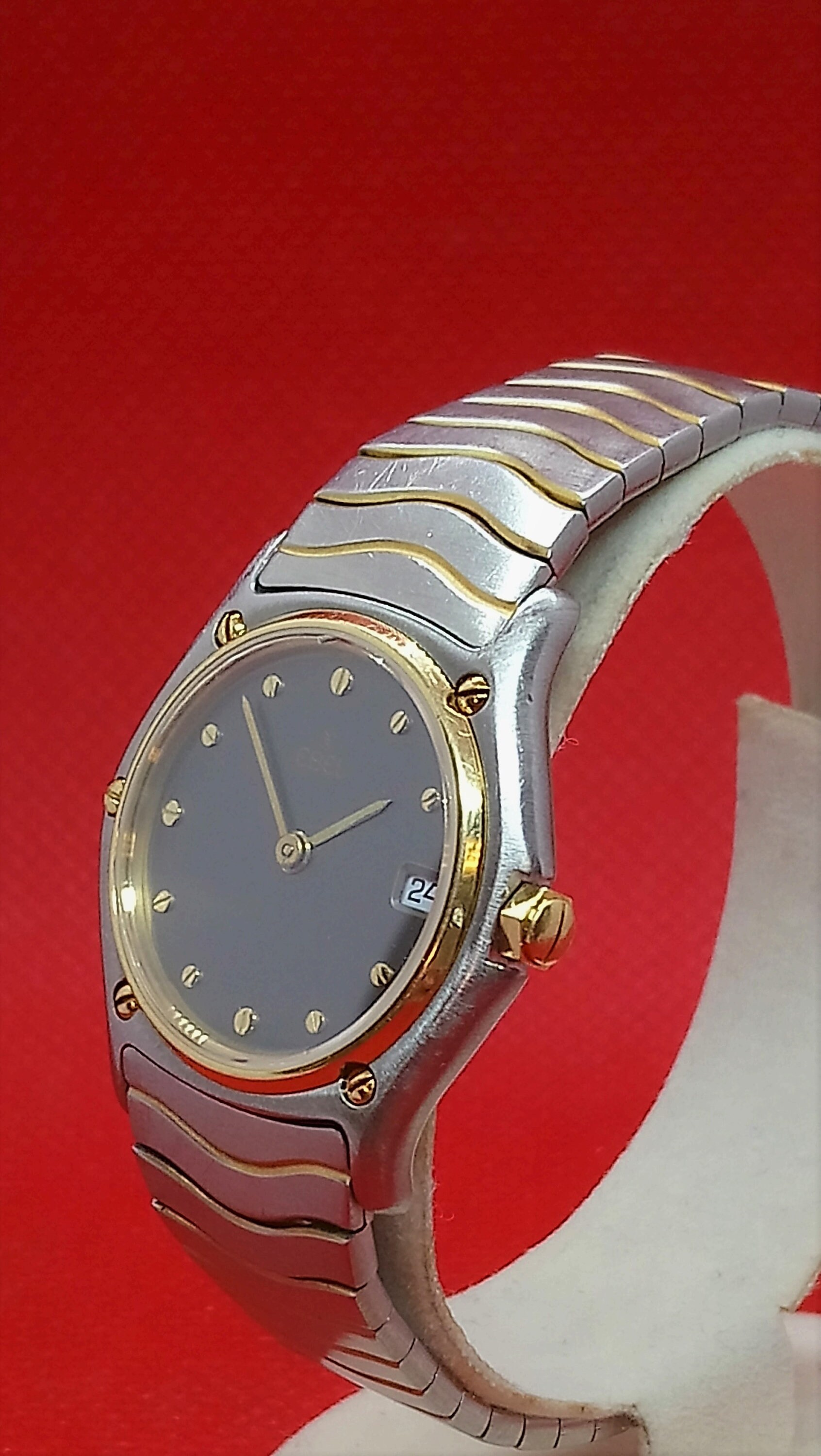 EBEL デザインウォッチ シルバー ゴールド Ebel Watch/ladies Vintage Watch – 18K Gold Watch/stainless