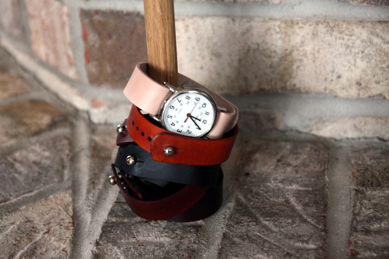 Leather watch strap for Timex Weekender image 2