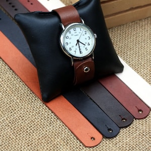 Leather watch strap for Timex Weekender image 4