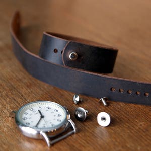 Pulseira de couro para relógio Timex Weekender - Crazyhorse marrom escuro