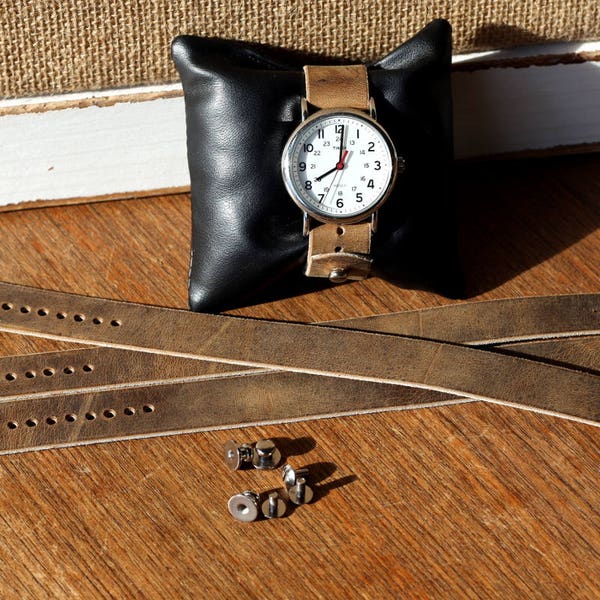 Leather watch strap for Timex Weekender - Folklore Vintage